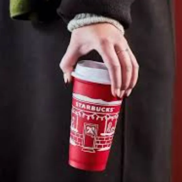 Starbucks 25 Anniversary Red Holiday Cup Brand New! - Picture 6 of 12